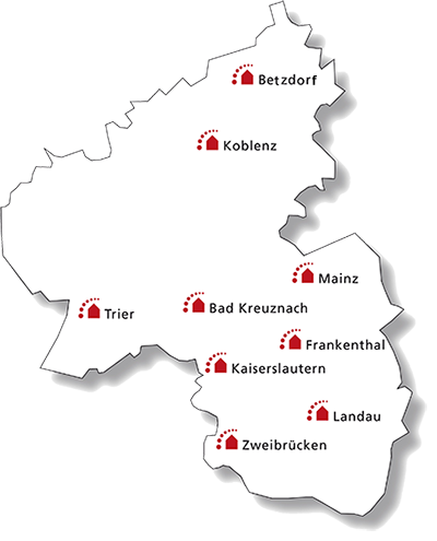 Rheinland-Pfalz Karte